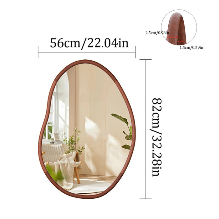Olarte Art Deco Asymmetrical Wall Mirror