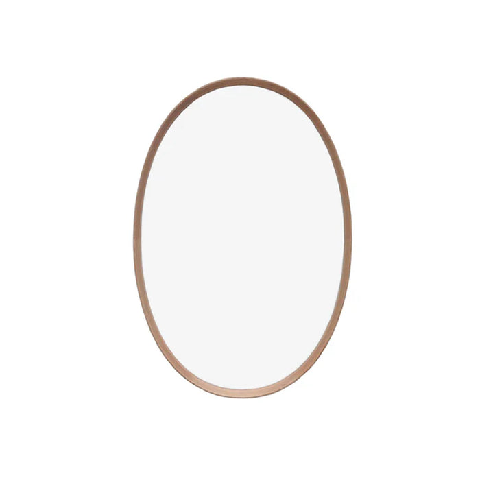 Merle Oval Timber Wall Mirror
