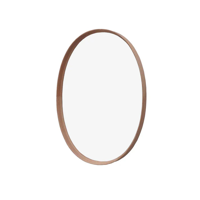 Merle Oval Timber Wall Mirror