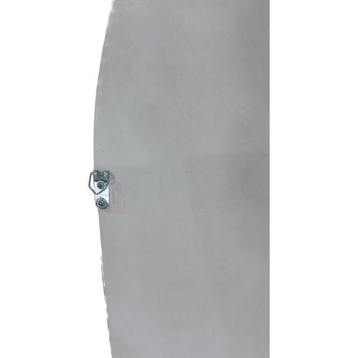 Trixie Light Brown Oval Wall Mirror