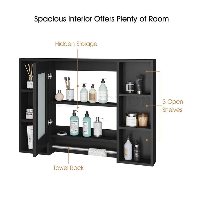 Quirubin Bathroom Mirror Cabinet