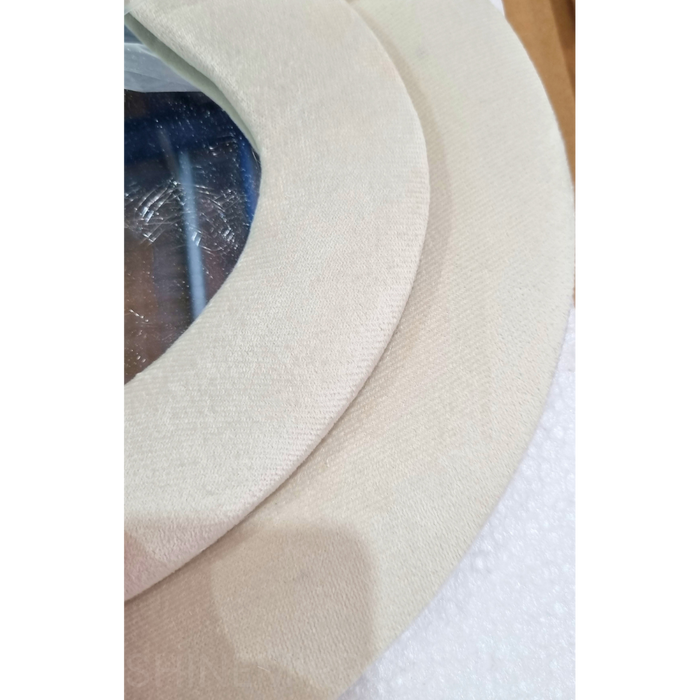 Raelyn Birch White Full Size Wavy Wall Mirror