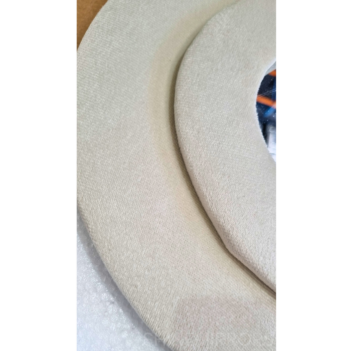 Raelyn Birch White Full Size Wavy Wall Mirror