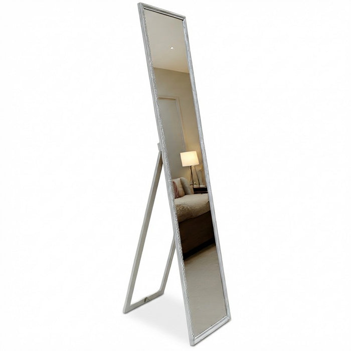 Rafa Cheval White Floor Mirror