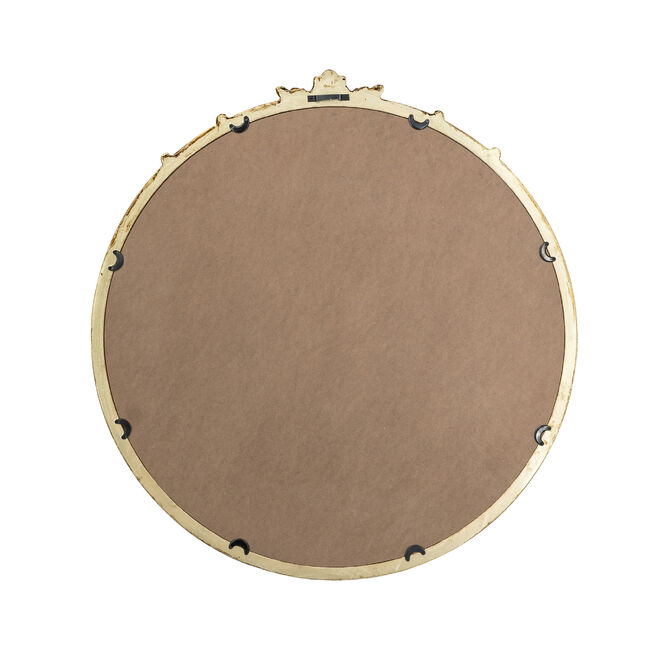 Rana Round Gold Wall Mirror