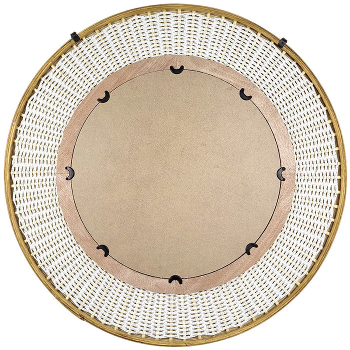 Mariel Bamboo & Rattan Wall Mirror