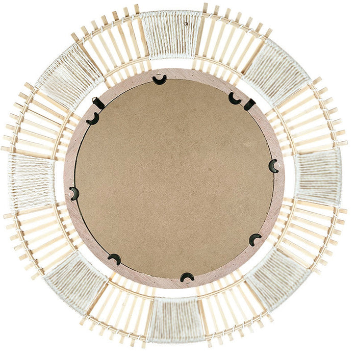 Solenn Bamboo & Rattan Wall Mirror