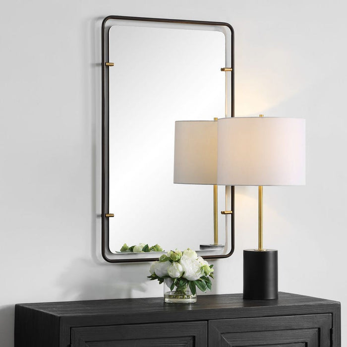 Darianne Bronze Rectangle Wall Mirror