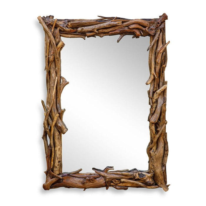 Uttermost Rooted Reflection Natural Wall Mirror