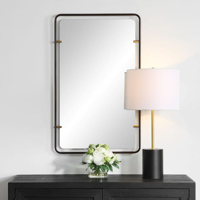 Darianne Bronze Rectangle Wall Mirror