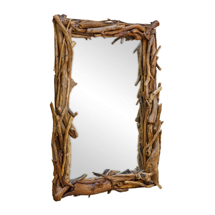 Uttermost Rooted Reflection Natural Wall Mirror