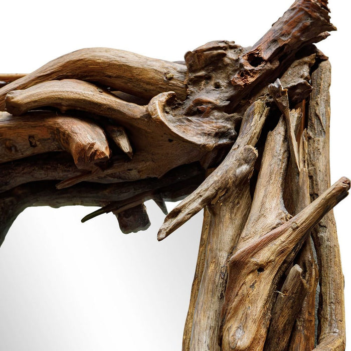Uttermost Rooted Reflection Natural Wall Mirror