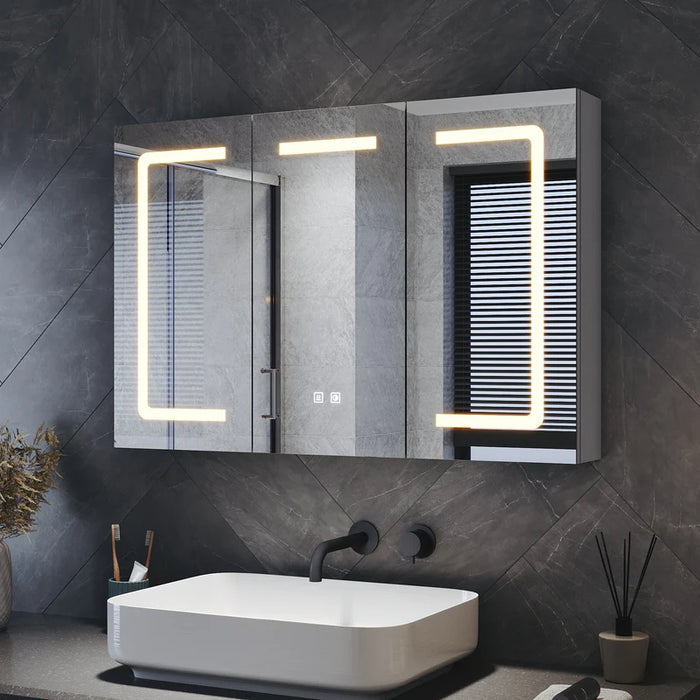 Robbinson 3-Door LED Bathroom Cabinet Mirror