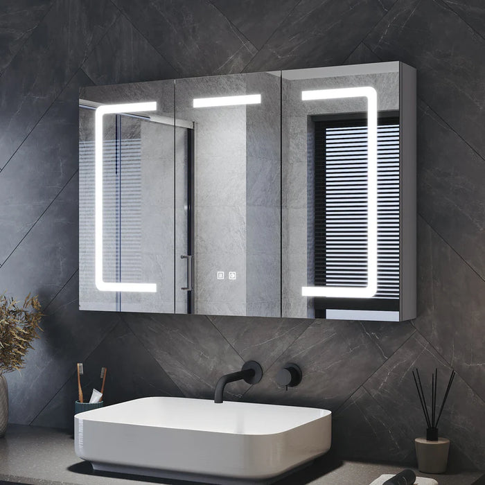 Robbinson 3-Door LED Bathroom Cabinet Mirror