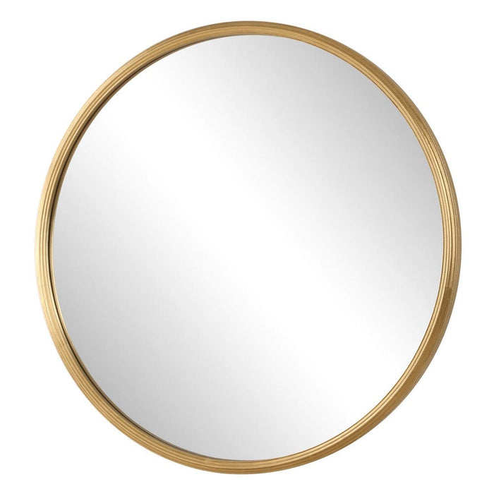 Romalyn Gold Round Wall Mirror