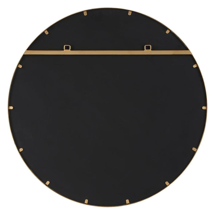 Romalyn Gold Round Wall Mirror