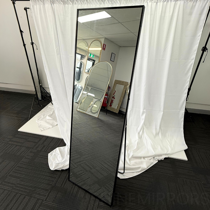 Ronald Black Aluminium Full Length Mirror