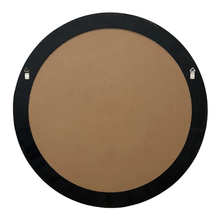 Sabina Round Black Wall Mirror