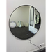Roxy Round Black Framed Backlit LED Bathroom Mirror