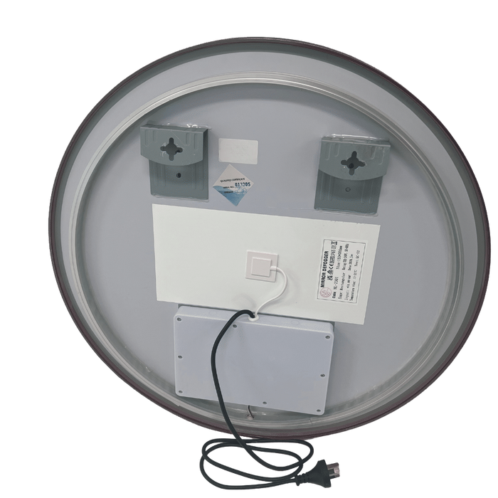 Roxy Round Black Framed Backlit LED Bathroom Mirror