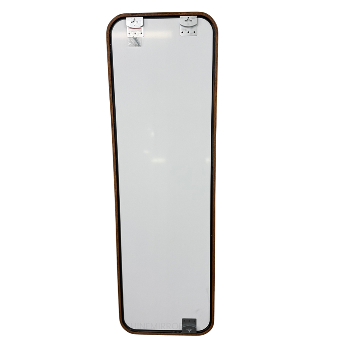 Rusten Walnut Rectangle Full-Length Wall Mirror