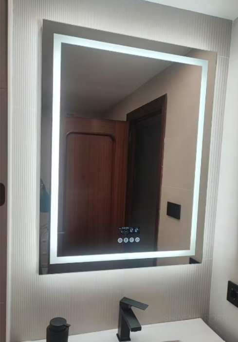 Ruvy Rectangle Frameless LED Bathroom Mirror