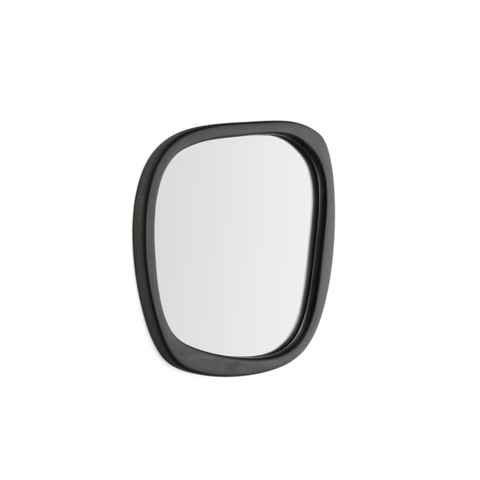 Elara Black Teak Wall Mirror