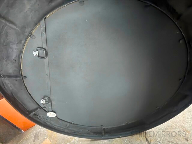 Dani White Round Wall Mirror