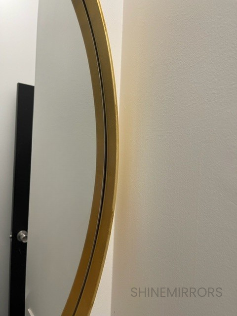 Eluca Gold Oval Wall Mirror