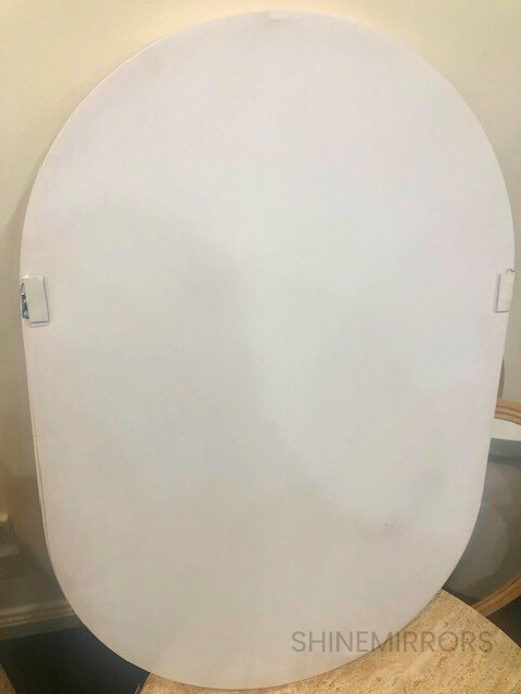 Trixie Brown Oval Wall Mirror