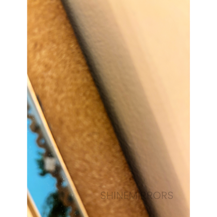 Claudio Antique Brass Wall Mirror