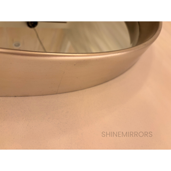 Hank Round Silver Wall Mirror