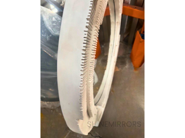 Dani White Round Wall Mirror