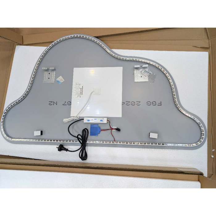 Chloe Cloud Shaped LED Backlit Vanity Bathroom Mirror- For Clearance