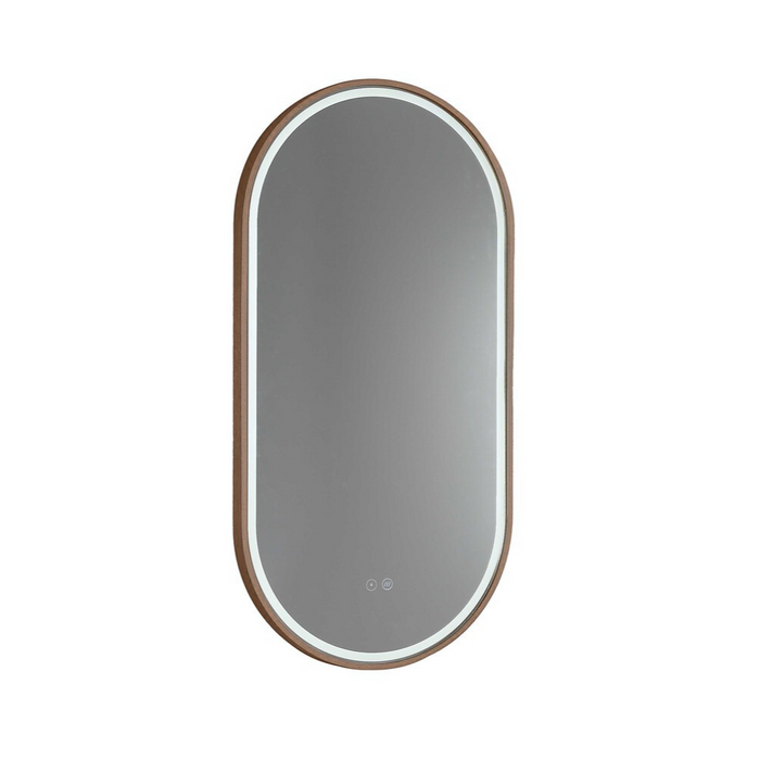 Gatsby Bronze Oval Frontlit LED Bathroom Mirror