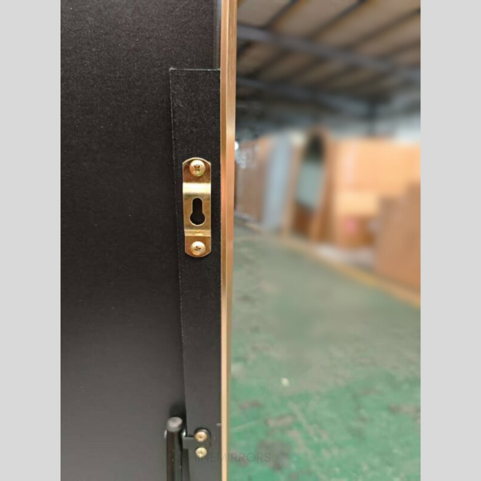 Lordy Gold Arched Cheval Mirror