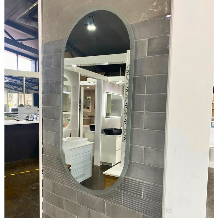 Neo Frameless Pill LED Frontlit Bathroom Mirror