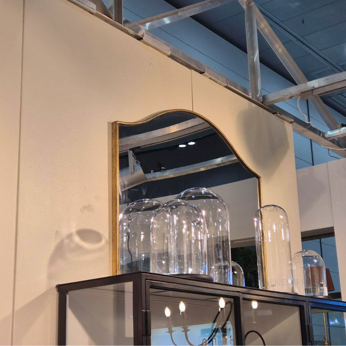 Erich Arched Wall Mirror Gold Frame