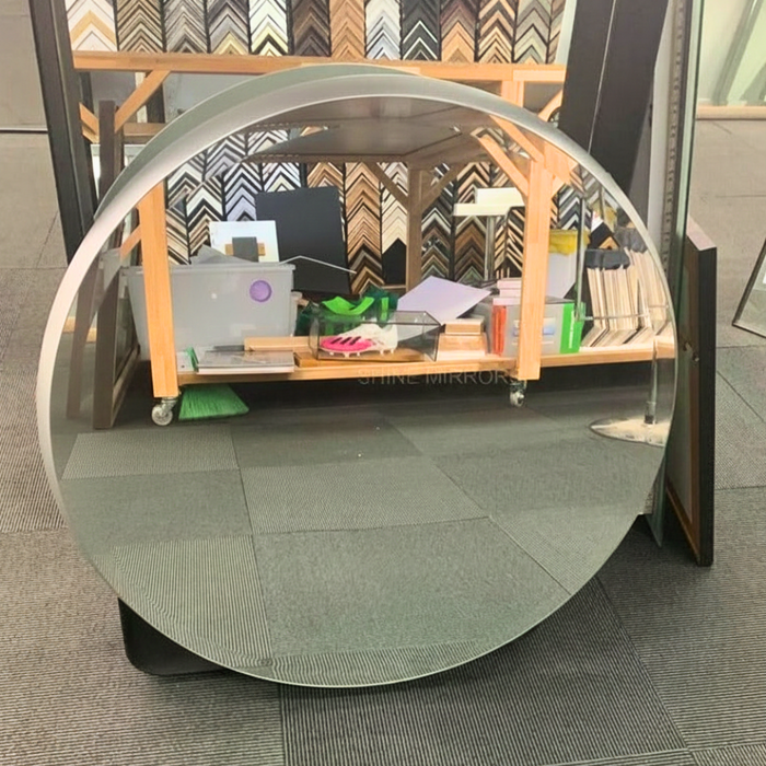 Sahara Round Beveled Wall Mirror