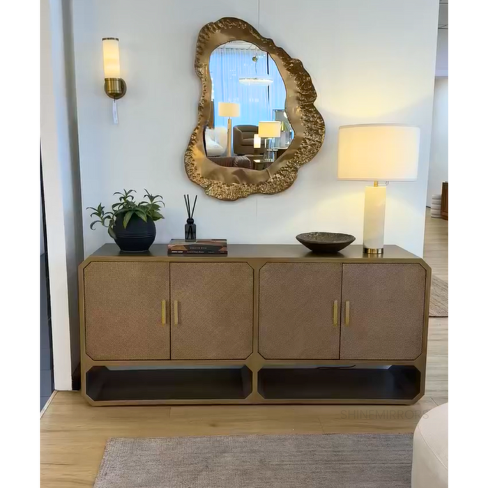 Yeda Gold Wall Mirror