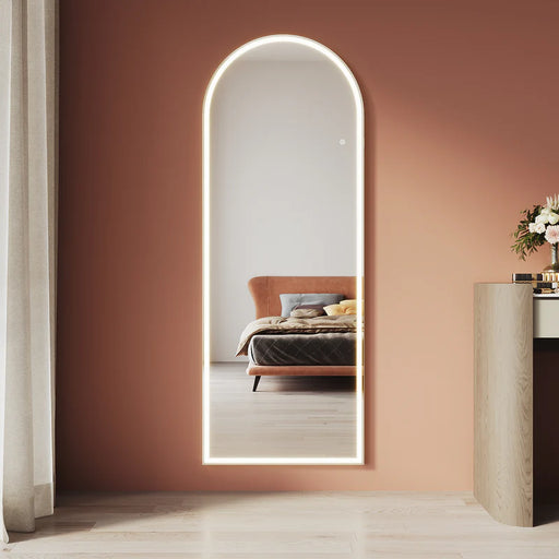 Sereese Arched Full-Length LED Vanity Mirror