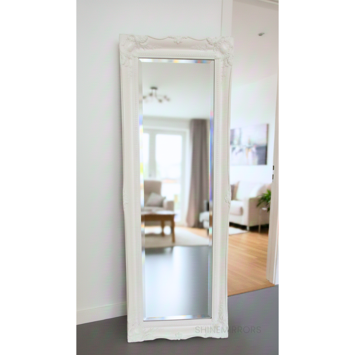 Serena White Large Wall Mirror