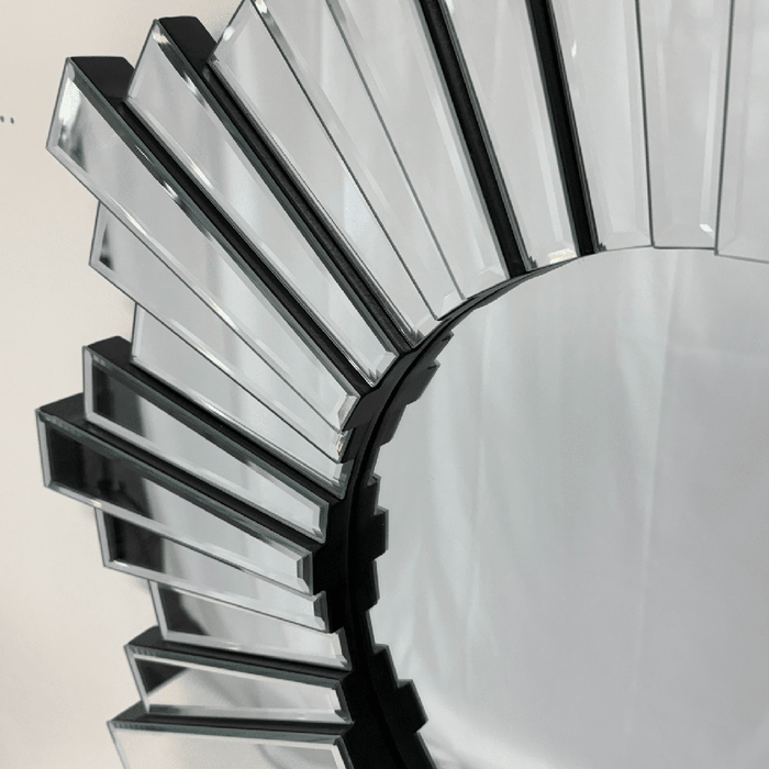 Shari Frameless Sunburst Wall Mirror