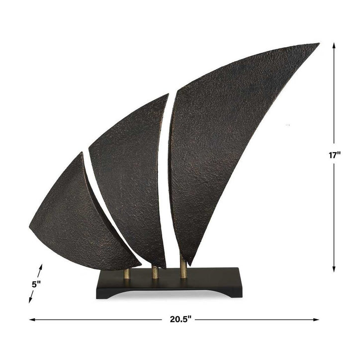 Uttermost Wind Crest Sculpture