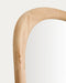 Telsa Teak Full-Length Natural Wall Mirror