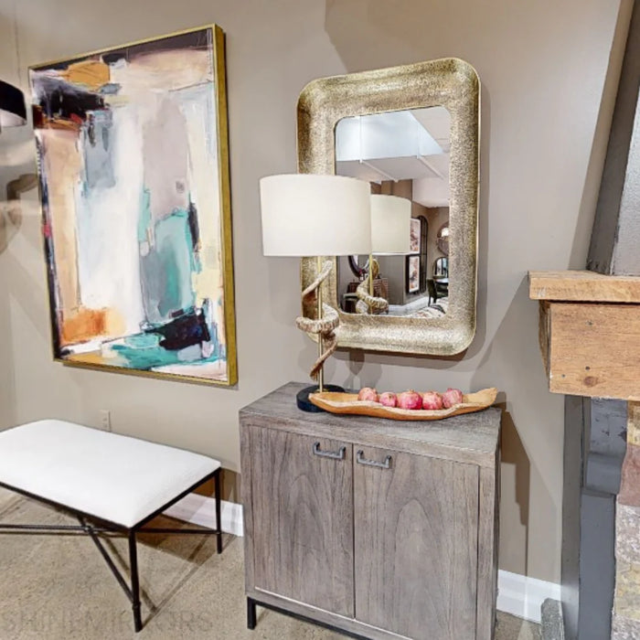 Uttermost Alvaro Antique Brass Wall Mirror