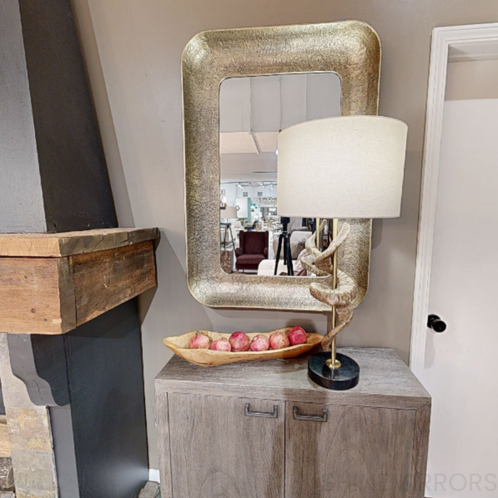 Uttermost Alvaro Antique Brass Wall Mirror