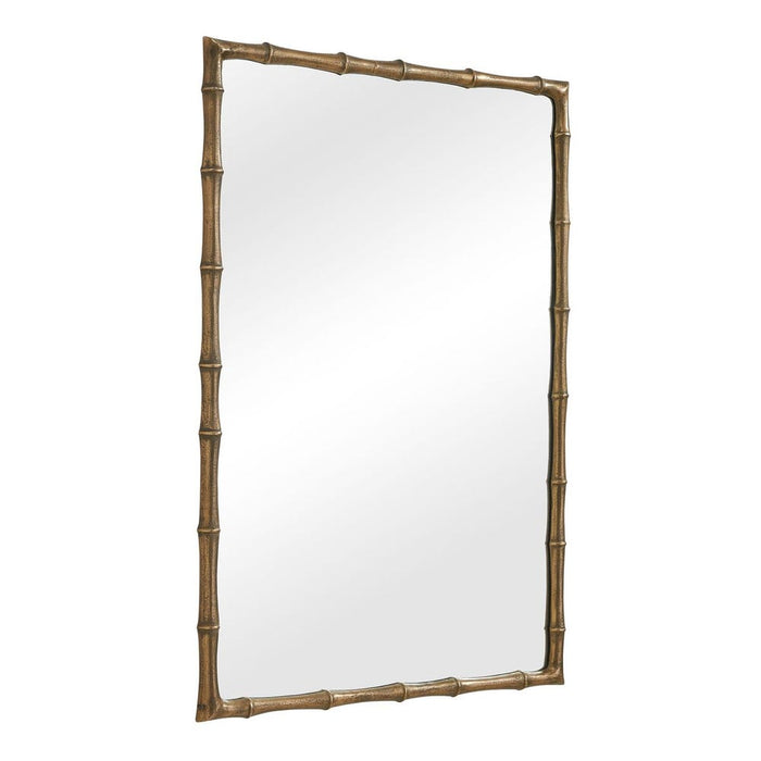 Uttermost Antique Brass Bamboo Mirror