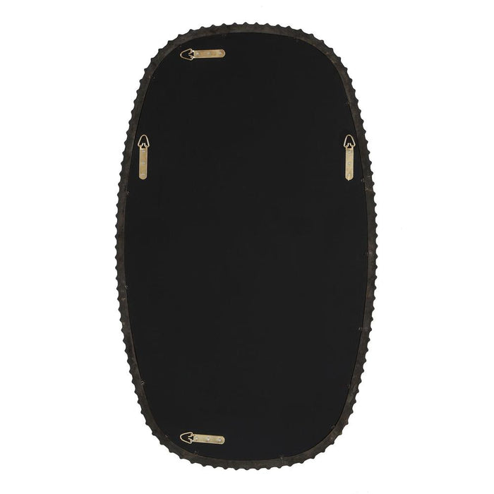 Uttermost Apphia Bronze Ribbed Wall Mirror