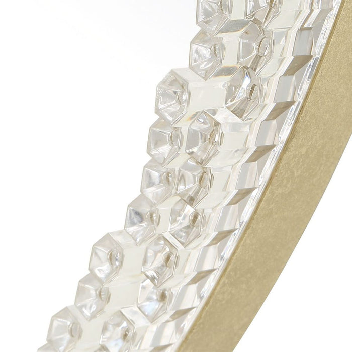 Uttermost Break The Ice White Round Mirror